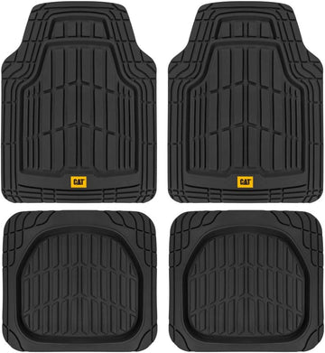 CAT ToughRide Heavy Duty Car Floor Mats All Weather Rubber Trim to Fit 4 Piece 2026