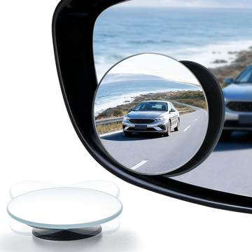 LivTee Blind Spot Mirror 2 Inch Round HD Glass Frameless Convex Wide Angle 2026