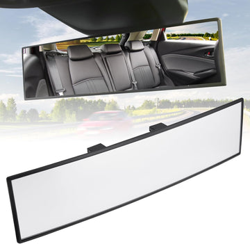 JOYTUTUS Panoramic Rear View Mirror Universal Convex Wide Angle Clip On Interior 2026