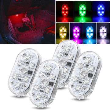Nilight Wireless Magnetic RGB LED Interior Lights 7 Color Rechargeable Touch Sensor 2026