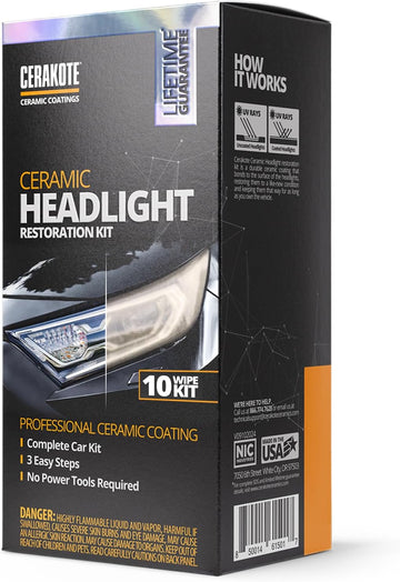Cerakote Ceramic Headlight Restoration Kit Long Lasting UV Protection No Power Tools 2026